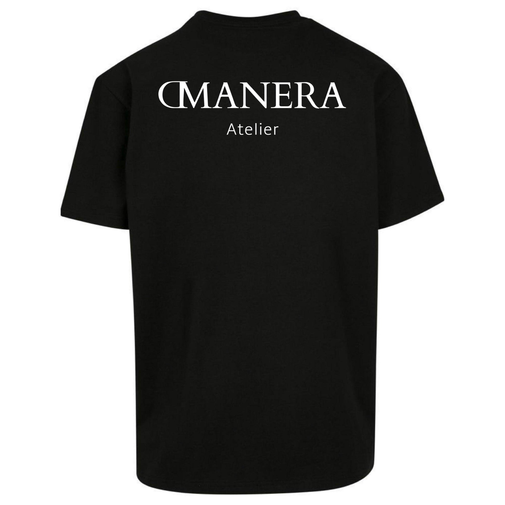 Oversize Shirt Black/White 240 g/m² - DMANERA Atelier