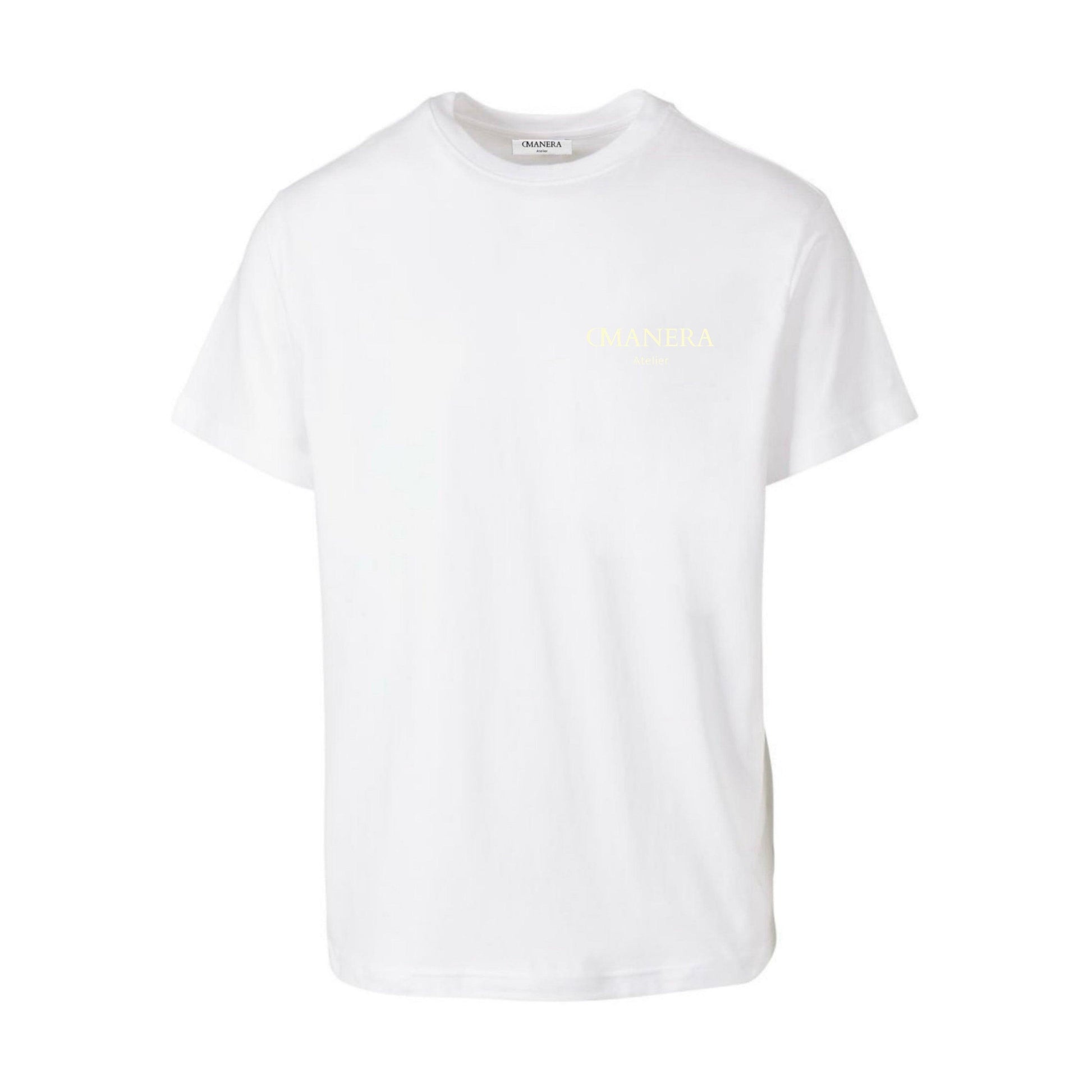 Premium Basic Shirt White/Lightyellow 190 g/m² - DMANERA Atelier