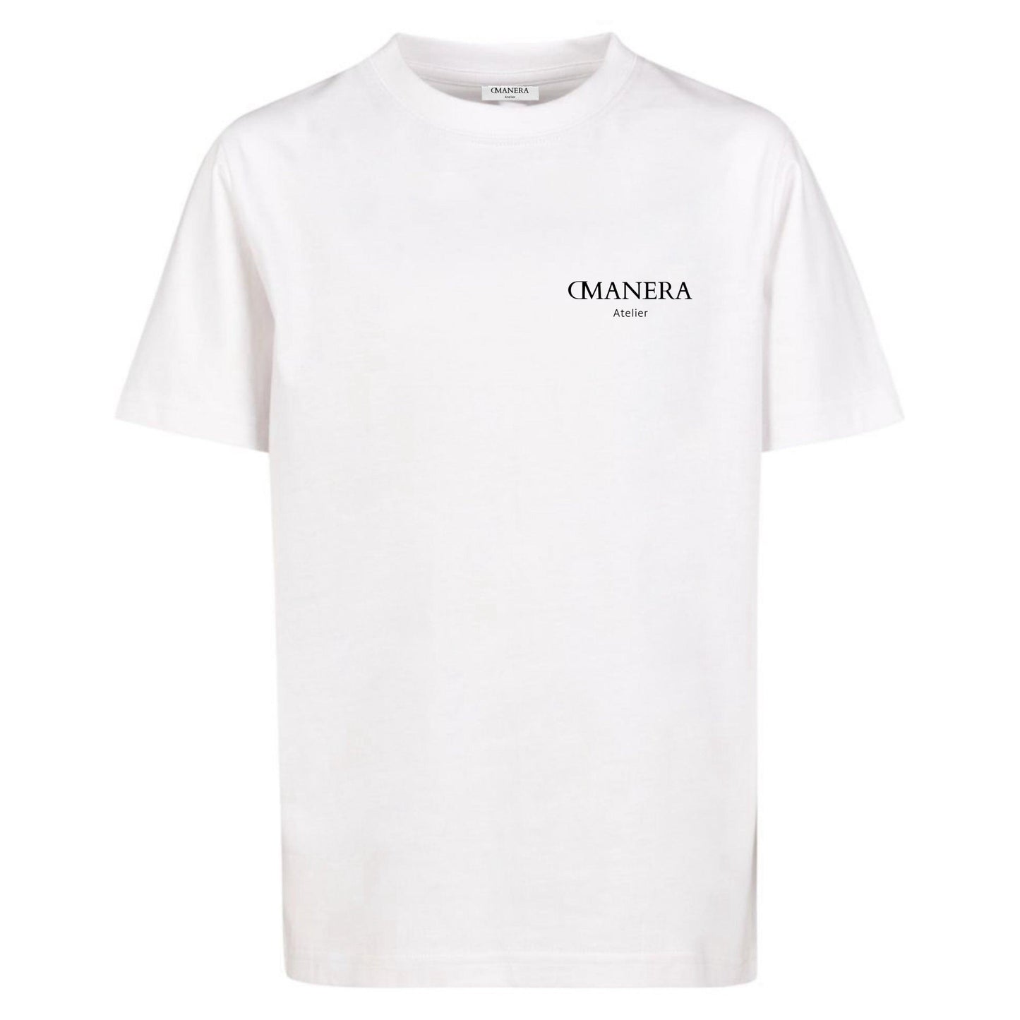 Oversize Shirt White/Black 240 g/m² - DMANERA Atelier
