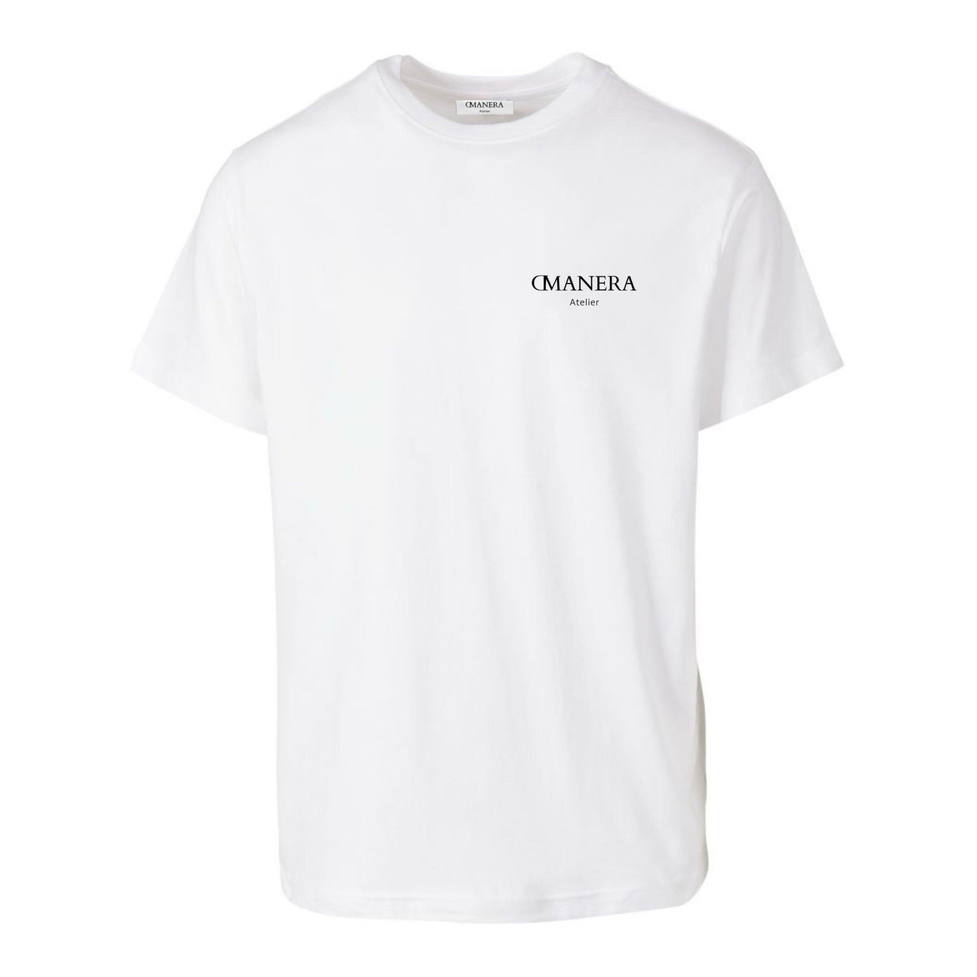 Premium Basic Shirt White/Black 190 g/m² - DMANERA Atelier