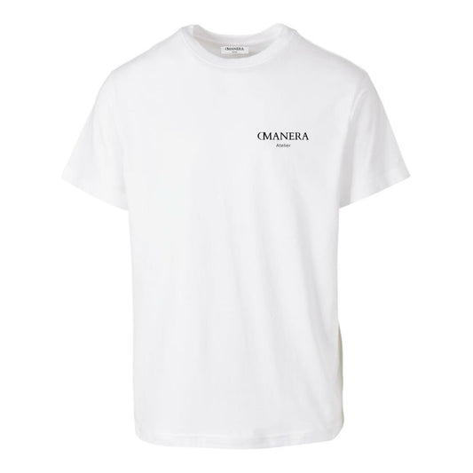 Premium Basic Shirt White/Navy 190 g/m² - DMANERA Atelier